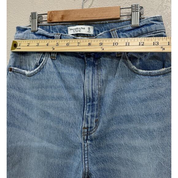 Abercrombie & Fitch The 90s Straight Ultra High Rise Women's Size 28 - Picture 5 of 5